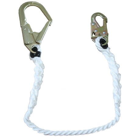 Peakworks Rope Restraint Lanyard, Body Snap/Anchor Form, 5 ft V8151205